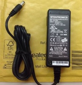 Genuine STONTRONICS SWITCHING POWER SUPPLY T3173ST 12V 1.25A Transformer ac adapter - Click Image to Close